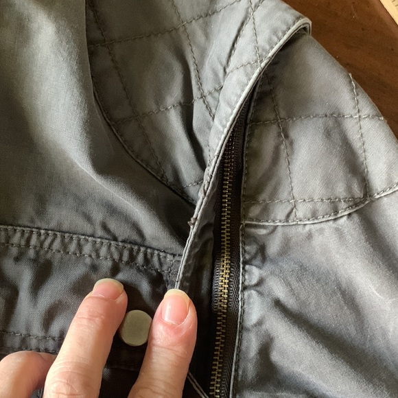 Quilted Moto Biker London Jean Light Jacket - Picture 6 of 8